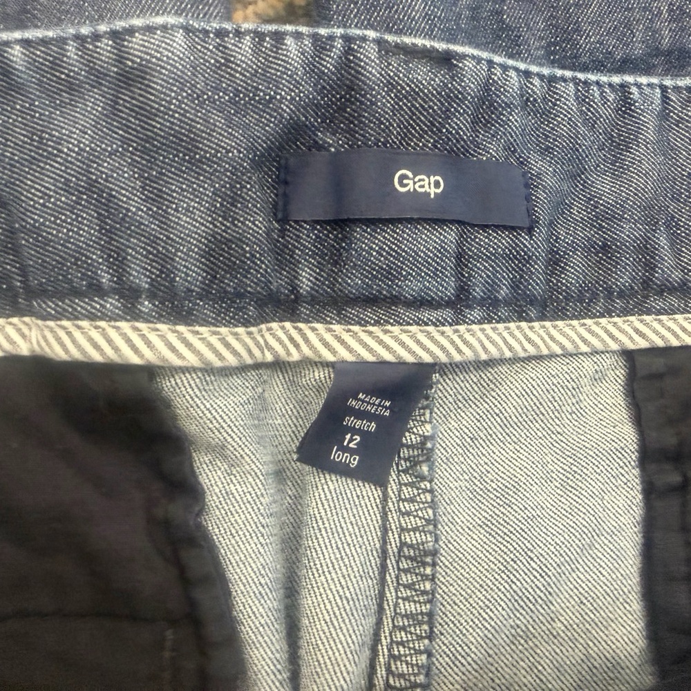 USED Ladies GAP Trouser Jeans Sz 12 - Picture 2 of 7